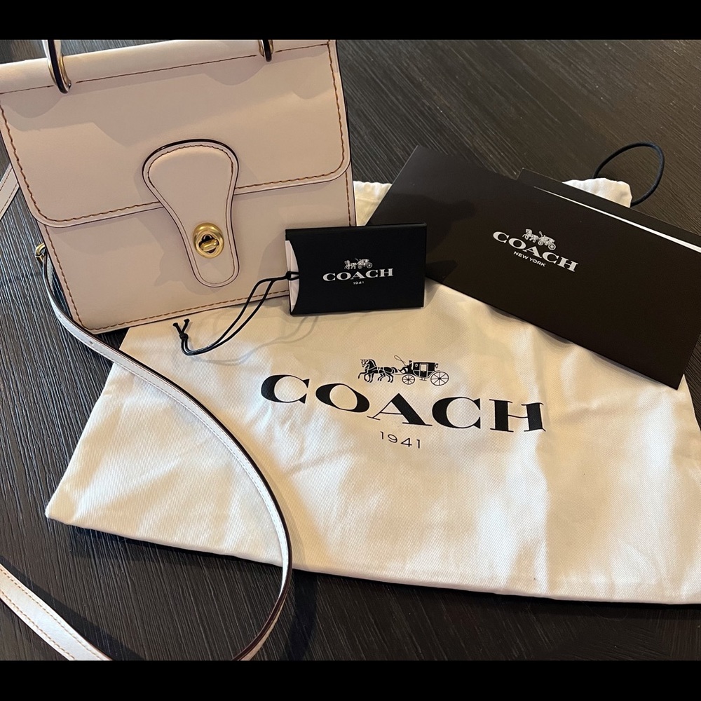 NWT Ivory Coach Bag